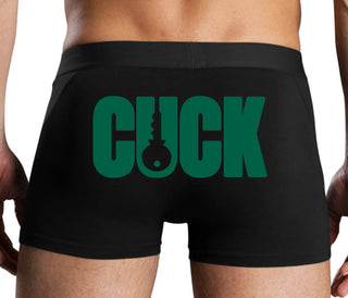 Cuck - Lock Logo - Black Boxer Brief