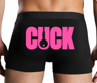 Cuck - Lock Logo - Black Boxer Brief