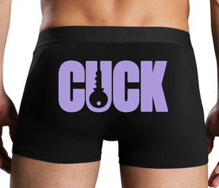 Cuck - Lock Logo - Black Boxer Brief