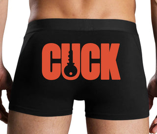 Cuck - Lock Logo - Black Boxer Brief