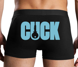Cuck - Lock Logo - Black Boxer Brief