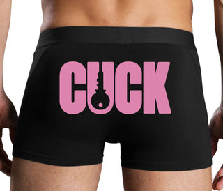 Cuck - Lock Logo - Black Boxer Brief