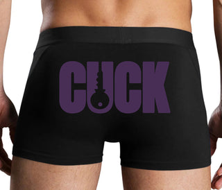 Cuck - Lock Logo - Black Boxer Brief