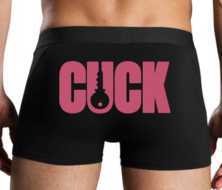 Cuck - Lock Logo - Black Boxer Brief