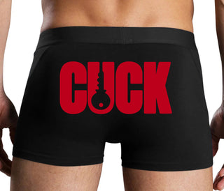 Cuck - Lock Logo - Black Boxer Brief