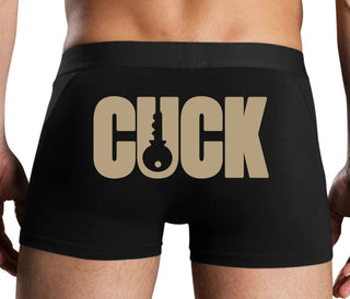 Cuck - Lock Logo - Black Boxer Brief