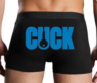 Cuck - Lock Logo - Black Boxer Brief