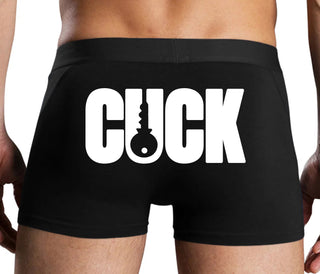 Cuck - Lock Logo - Black Boxer Brief