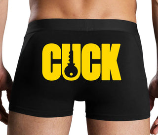 Cuck - Lock Logo - Black Boxer Brief