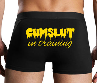 Cumslut in Training - Black Boxer Brief
