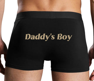 Daddy's Boy - Black Boxer Brief