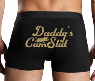Daddy's Cumslut - Black Boxer Brief