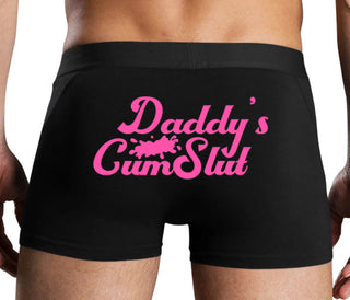 Daddy's Cumslut - Black Boxer Brief