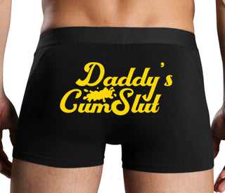 Daddy's Cumslut - Black Boxer Brief