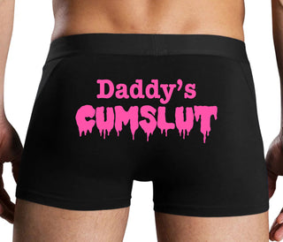 Daddy's Cumslut - Black Boxer Brief