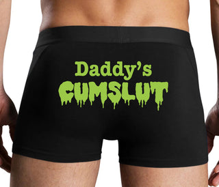 Daddy's Cumslut - Black Boxer Brief