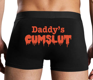 Daddy's Cumslut - Black Boxer Brief