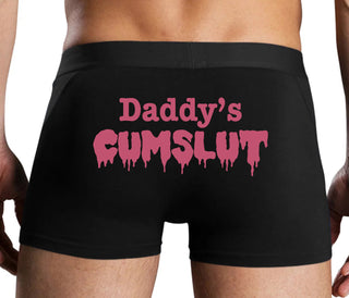 Daddy's Cumslut - Black Boxer Brief
