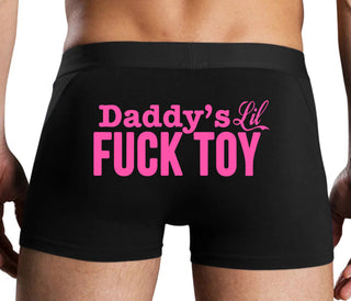 Daddy's Little Fuck Toy - Black Boxer Brief