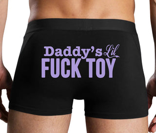 Daddy's Little Fuck Toy - Black Boxer Brief