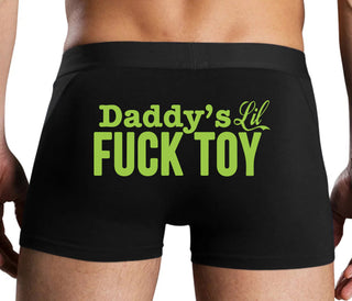 Daddy's Little Fuck Toy - Black Boxer Brief