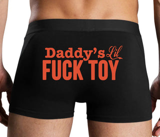 Daddy's Little Fuck Toy - Black Boxer Brief