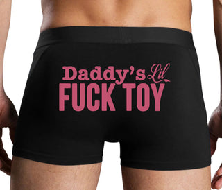 Daddy's Little Fuck Toy - Black Boxer Brief