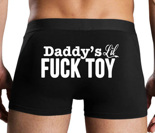 Daddy's Little Fuck Toy - Black Boxer Brief