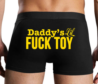 Daddy's Little Fuck Toy - Black Boxer Brief