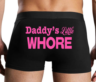 Daddys Little Whore - Black Boxer Brief