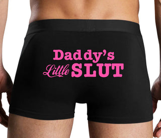 Daddys Little Slut - Black Boxer Brief