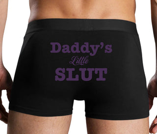 Daddy's Little Slut - Black Boxer Brief