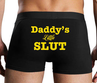 Daddy's Little Slut - Black Boxer Brief