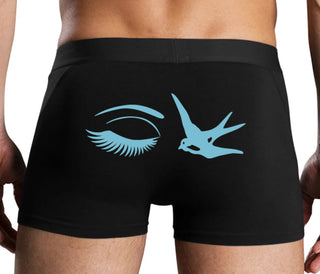 I Swallow - Eye Bird - Black Boxer Brief