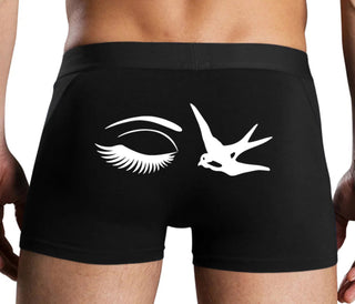 I Swallow - Eye Bird - Black Boxer Brief