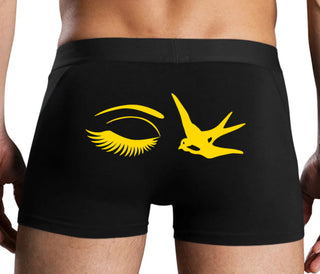 I Swallow - Eye Bird - Black Boxer Brief