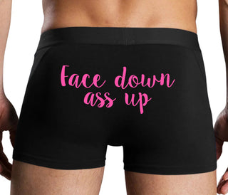 Face Down Ass Up - Black Boxer Brief