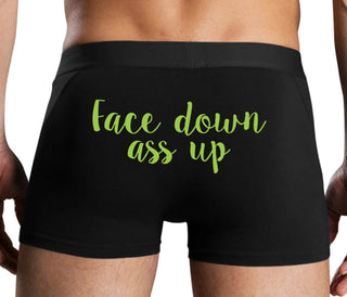 Face Down Ass Up - Black Boxer Brief