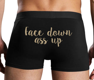 Face Down Ass Up - Black Boxer Brief