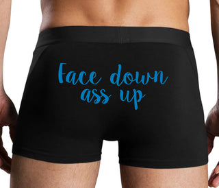 Face Down Ass Up - Black Boxer Brief
