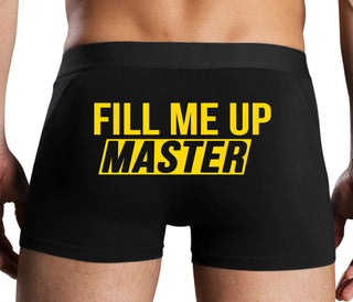 Fill Me Up Master - Black Boxer Brief