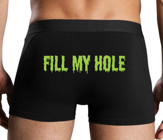 Fill My Hole - Black Boxer Brief