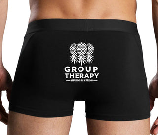 Group Therapy - Sharing Is Caring - Black Boxer Brief