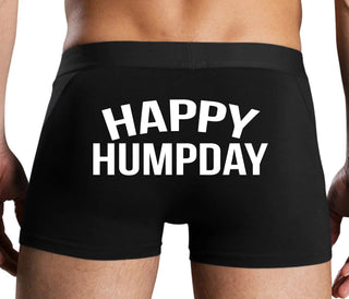 Happy Humpday - Black Boxer Brief