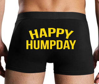 Happy Humpday - Black Boxer Brief