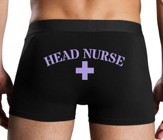 Head Nurse - Black Boxer Brief
