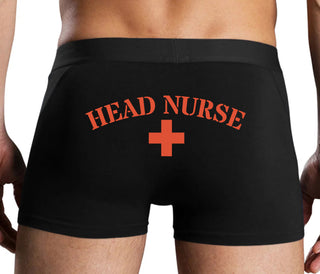 Head Nurse - Black Boxer Brief