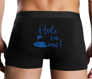 Hole In One - Suggestive Golf - Black Boxer Brief