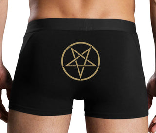 Inverted Pentagram - Black Boxer Brief