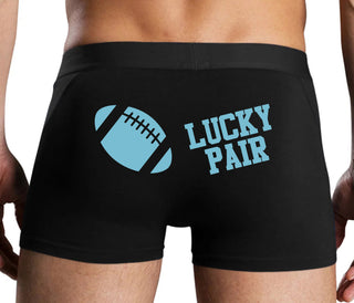 Lucky Pair - Football - Black Boxer Brief